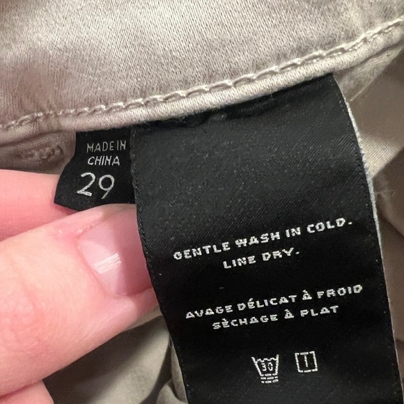 J BRAND Women’s Khaki Arkin Zip Ankle Jogger Pants in Driftwood Size 29 - Picture 4 of 6